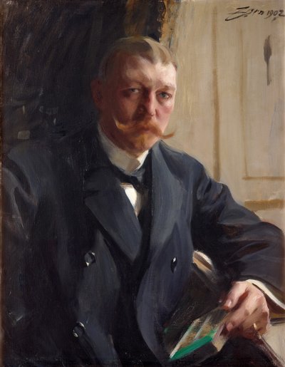 Porträt von Zorns Freund, dem deutschstämmigen Brauer und Industriellen Franz Heiss von Anders Leonard Zorn